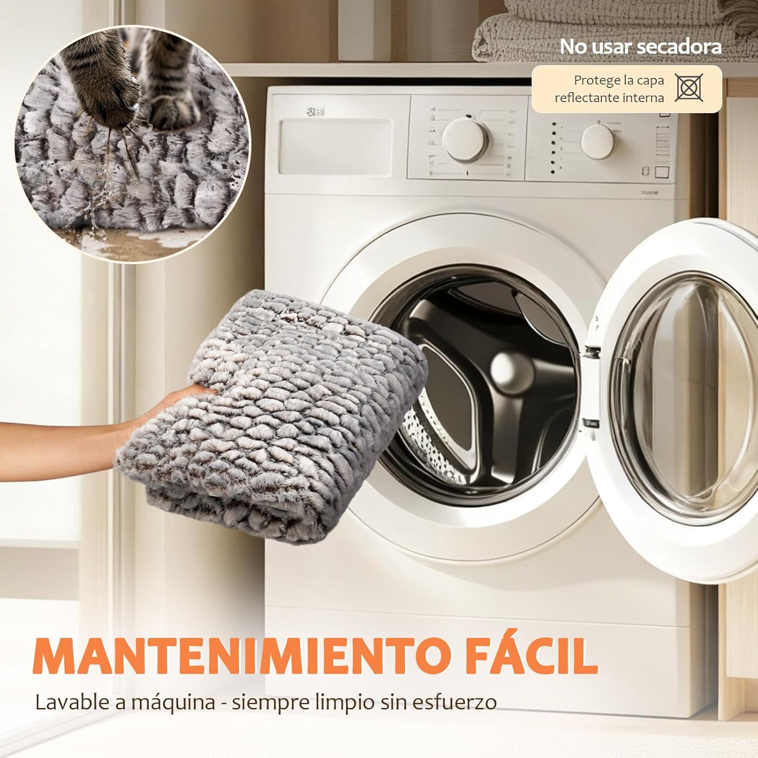 Thumbnail 6 de Mora Pets Manta térmica autocalentable 70 x 46 cm