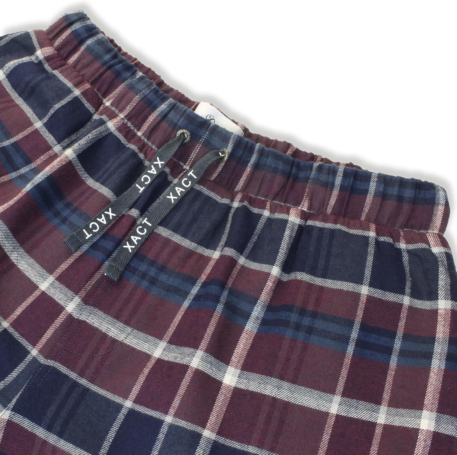 Thumbnail 6 de Xact Mens Soft Flannel Check Long Pyjama Bottoms with Side Pockets (Regular Fit)