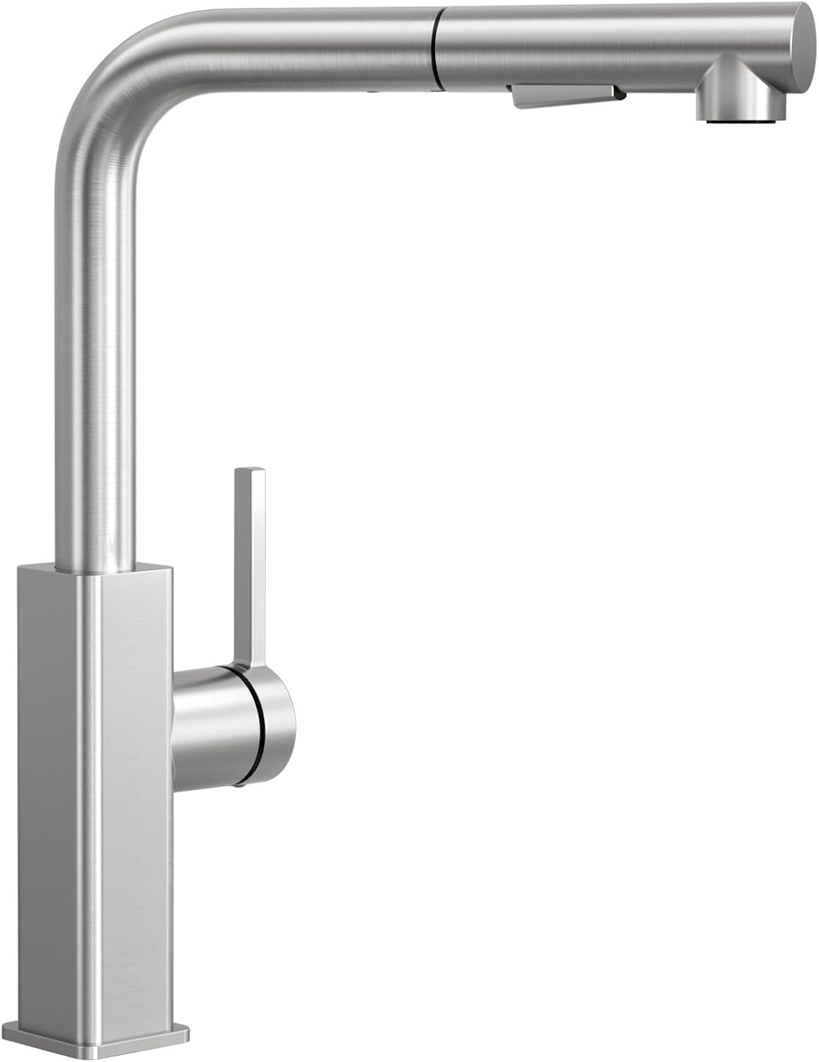 CECIPA Rubinetto Lavello Cucina con Doccetta Estraibile: Miscelatore in Acciaio Inox con Getti Duali e Doccetta 40 cm