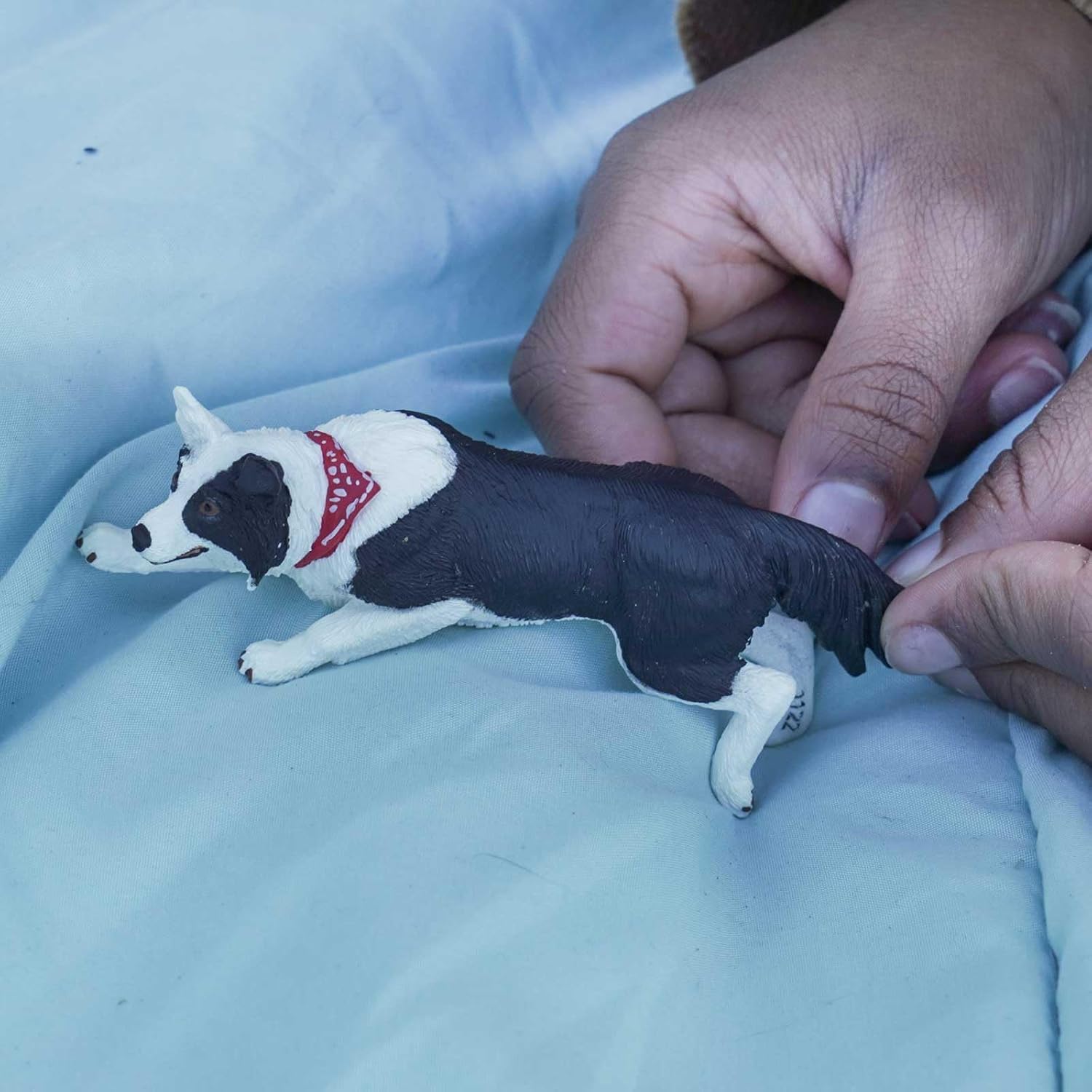 Thumbnail 6 de Safari Ltd Border Collie miniatuurfiguur van kunststof, meerkleurig