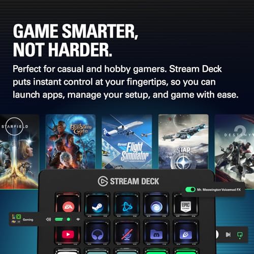 Thumbnail 1 de Elgato Stream Deck Scissor Keys Workflow Controller