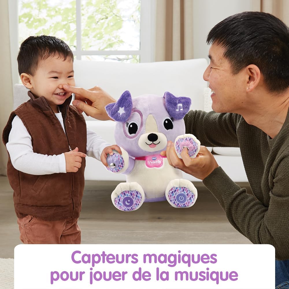 Thumbnail 2 de VTech Mon Amie Pattes Magiques – Violette, peluche interactive et personnalisable
