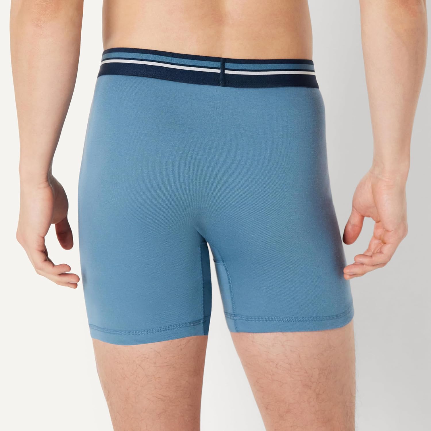 Thumbnail 2 de Amazon Essentials Men's Breathable Cotton Underwear Boxer Briefs, Tag-Free, Pack of 5