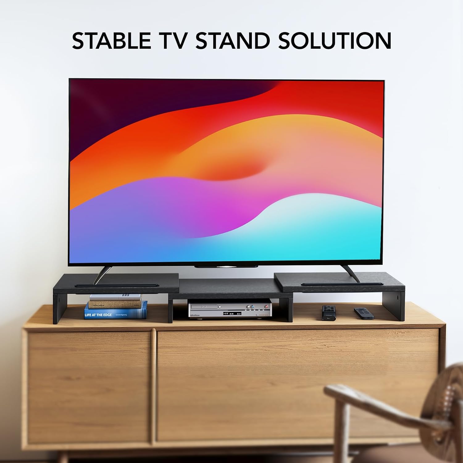Thumbnail 6 de HUANUO Dual Monitor Stand Riser – Adjustable Desk Monitor Stand for Two Screens