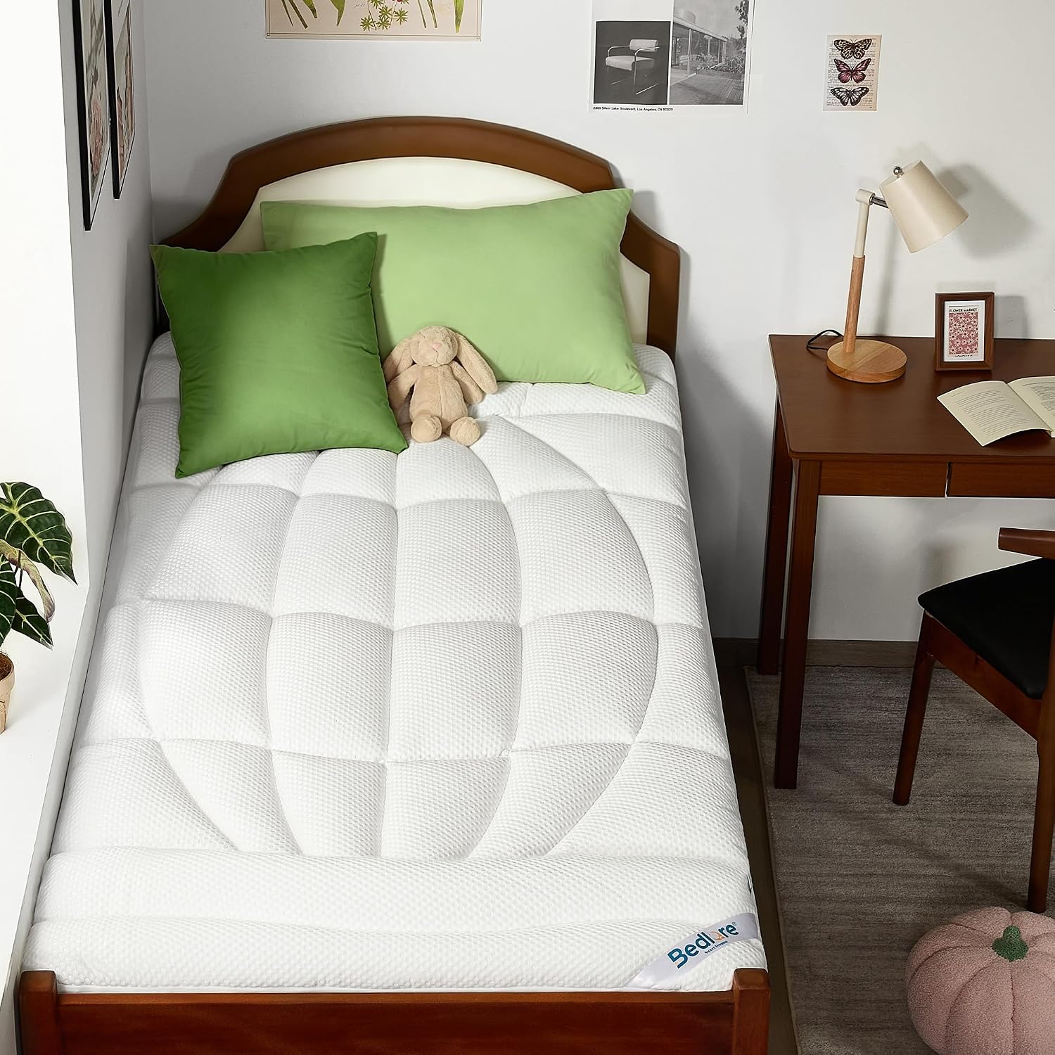 Detalle de BEDLORE Mattress Topper Twin XL