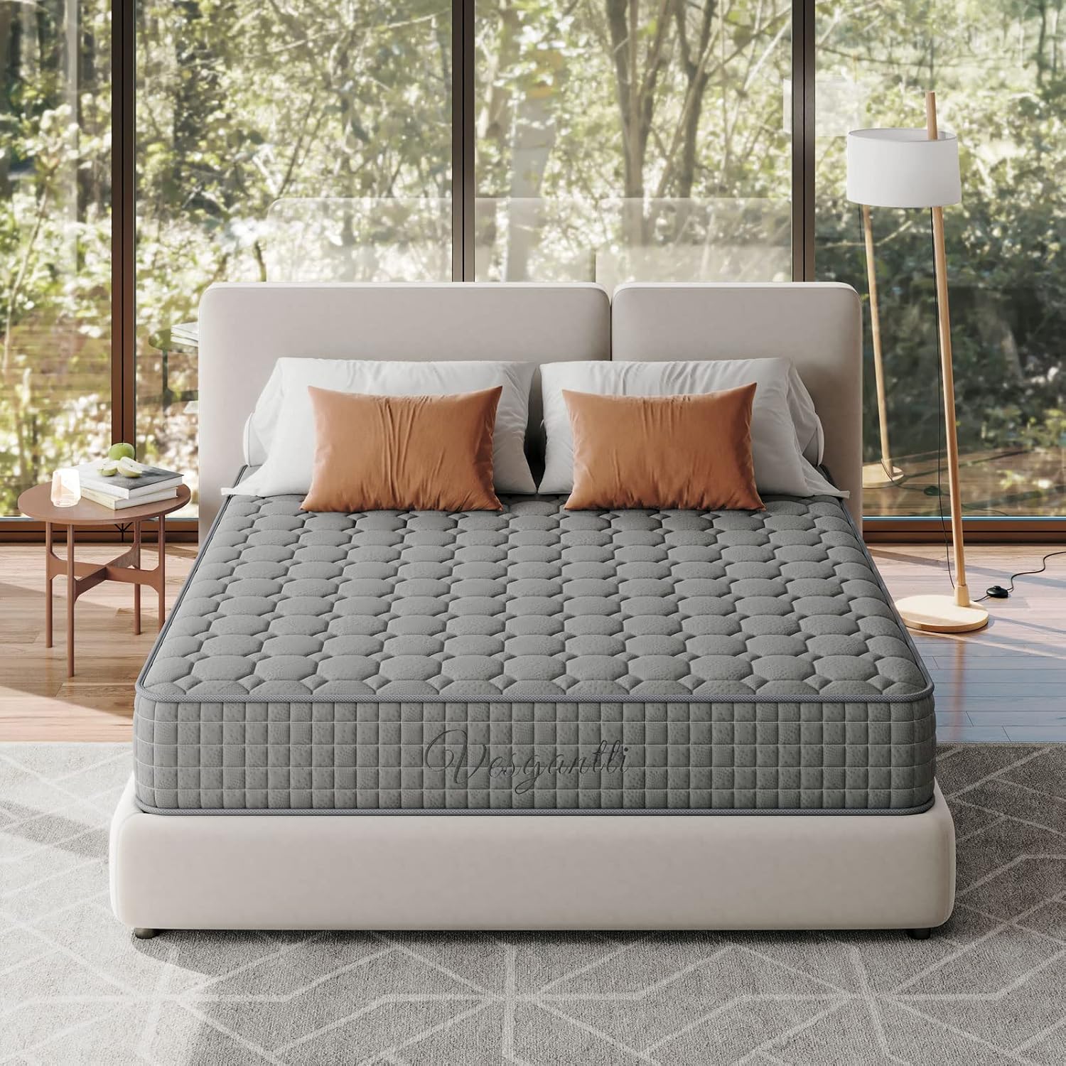 Thumbnail 6 de Vesgantti 4FT6 Double Mattress 10 Inch Hybrid – Breathable Memory Foam with Individually Pocketed Springs