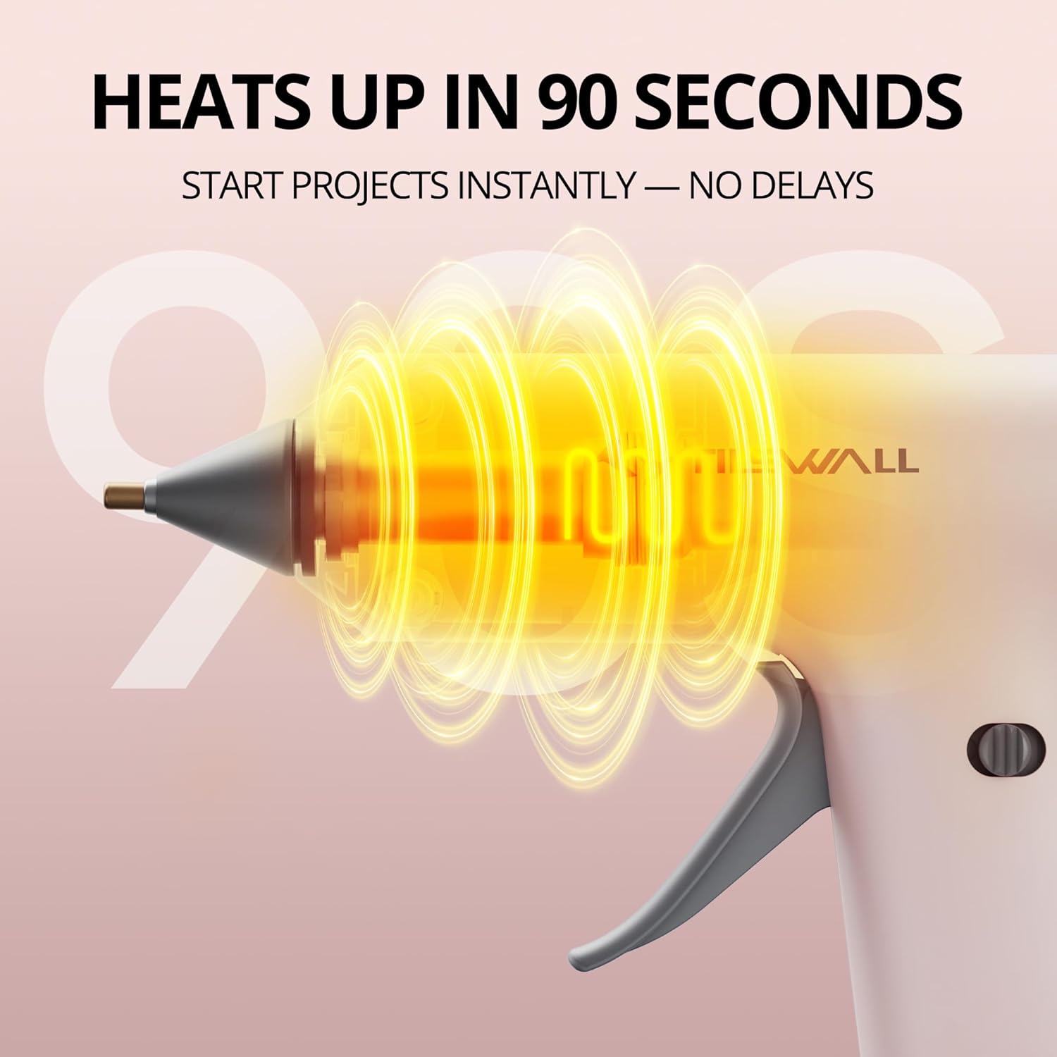 Thumbnail 2 de Mini Cordless Glue Gun 20 sticks 🔧