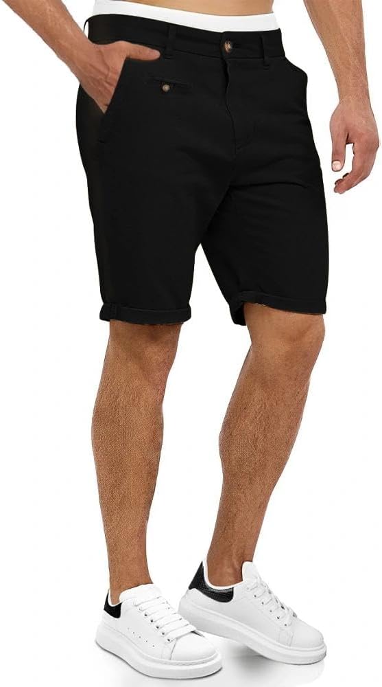 Thumbnail 6 de ZOXOZ katoenen bermudashort voor heren met zakken, casual zomerbroek