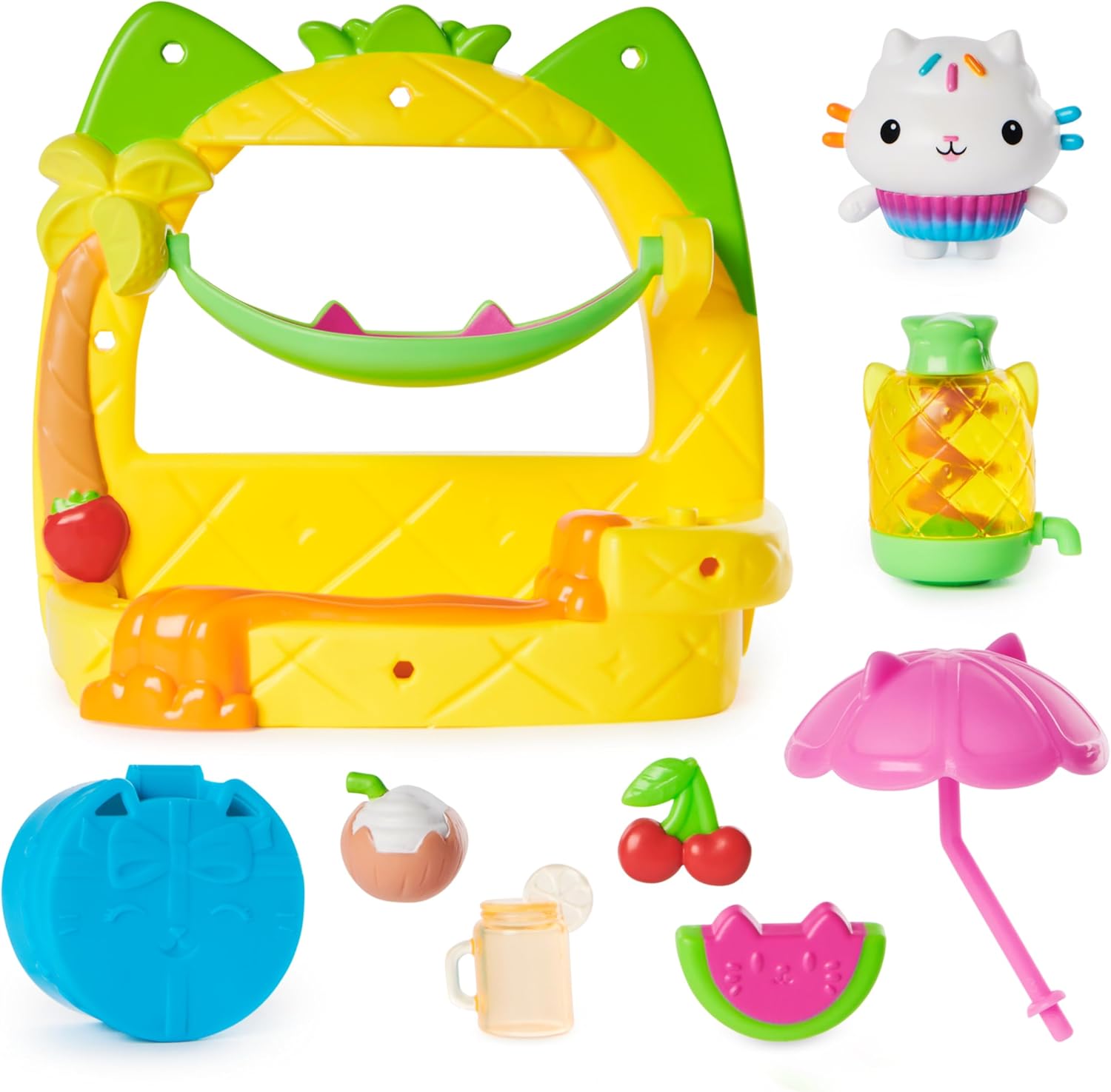 Detalle de Gabby's Dollhouse: The Movie – Il Balcone Giardino di Queen Kitty Fairy con Figura e Accessori per la Casa | Giocattolo per Bambini dai 3 anni