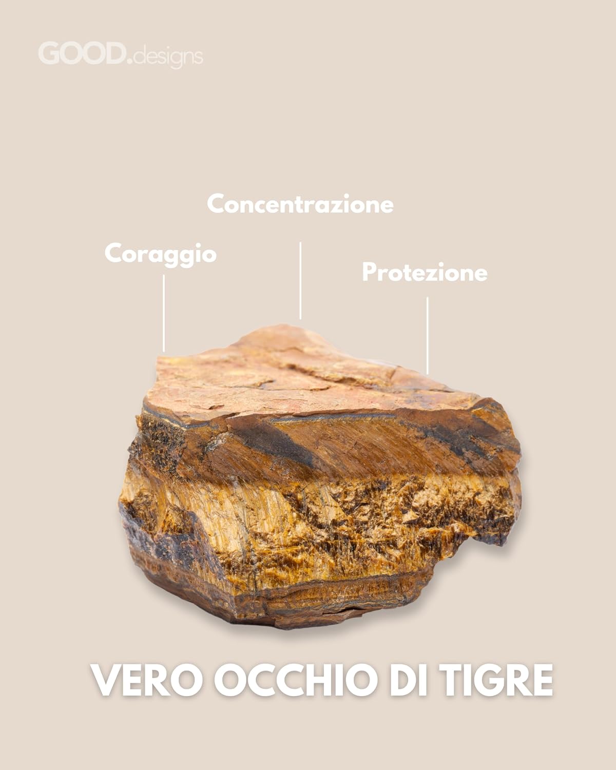 Detalle de GD GOOD.designs bracciale uomo elastico in pietra lavica nera e onice 8 mm