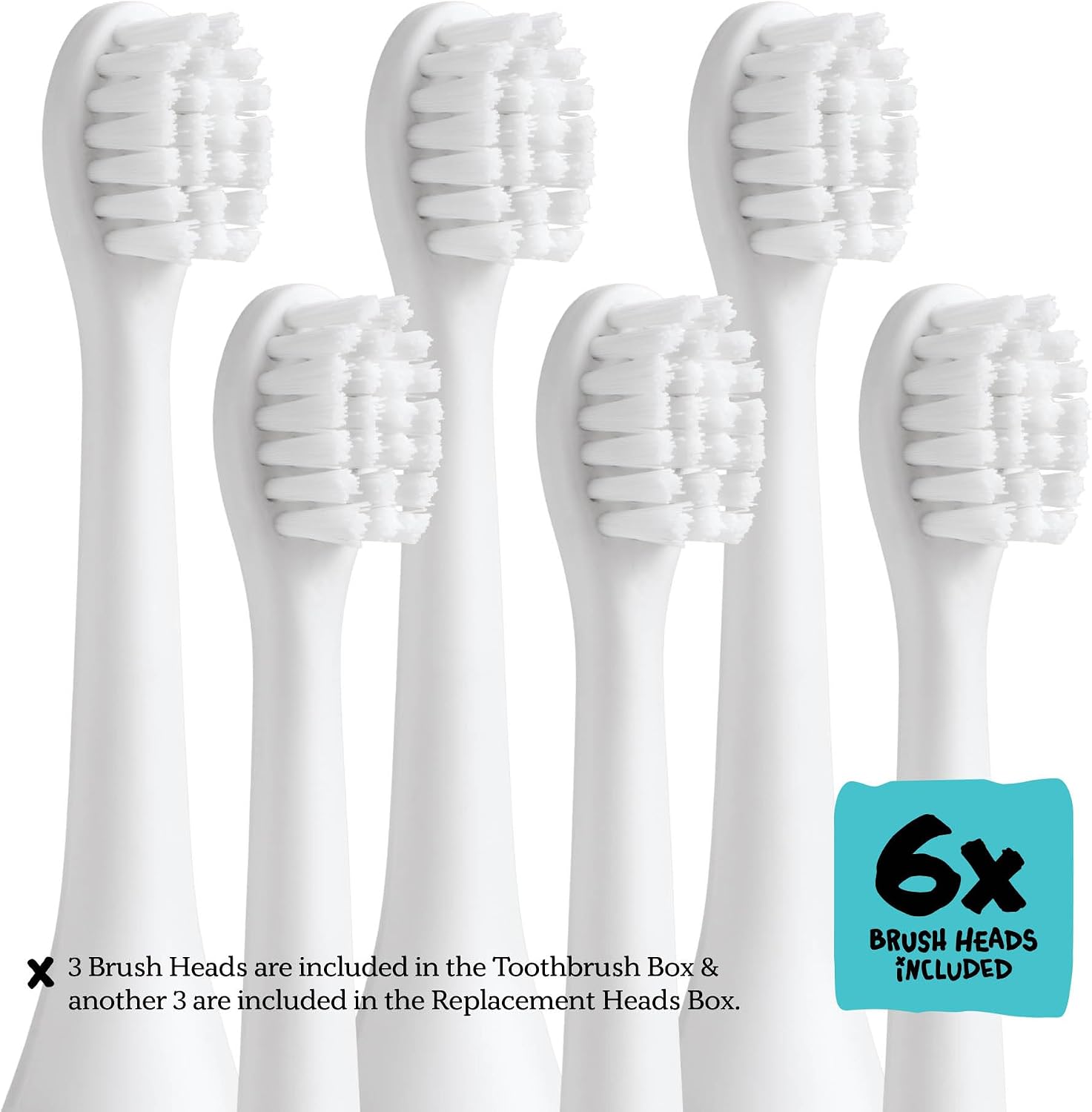 Detalle de Made by Dentists Kids Electric Toothbrush – Shark Edition (2+) with 6 Replacement Heads