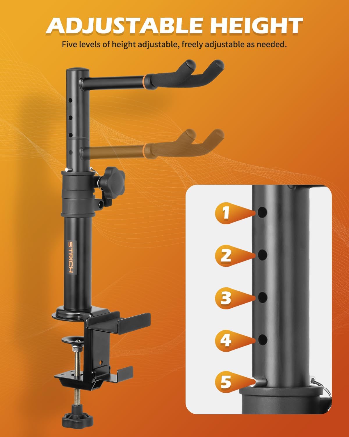 Thumbnail 4 de STRICH TGS-1 Guitar Desk Stand for Desk Clamp