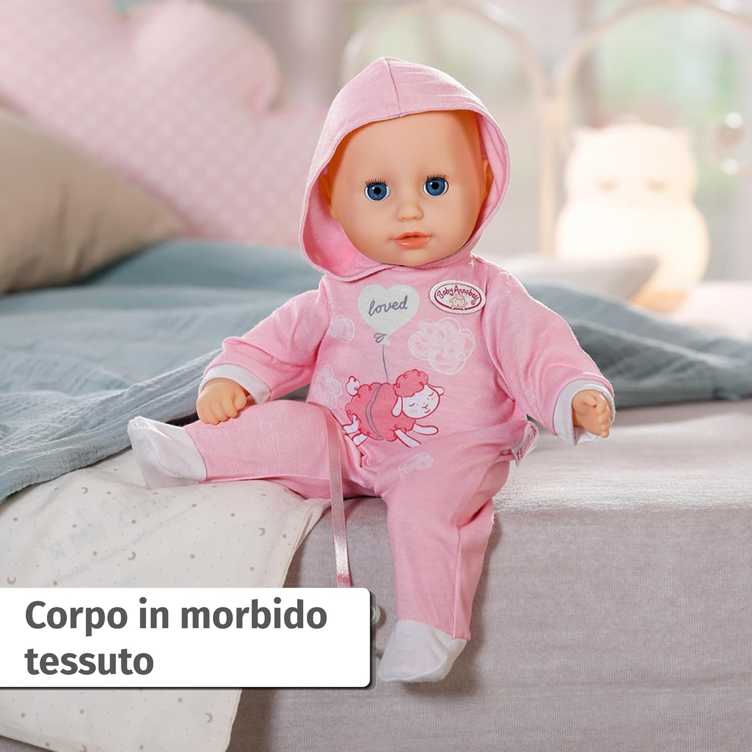 Thumbnail 1 de Baby Annabell Hannah Play with me: la bambola in tessuto interattiva per neonati con 5 funzioni e accessori