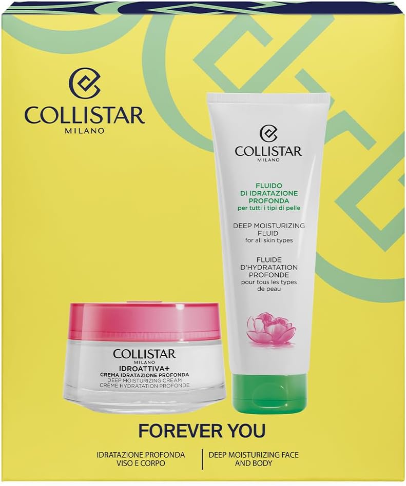 Detalle 2 de Collistar Kit soin du visage femme — Crème hydratante profond 50 ml + Fluide hydratant profond 100 ml (Collection cadeau) Formule végétalienne