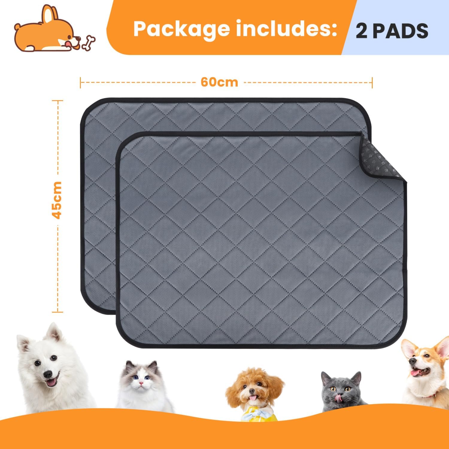 Detalle 2 de Nobleza Tappetini assorbenti per cani 60x45 cm