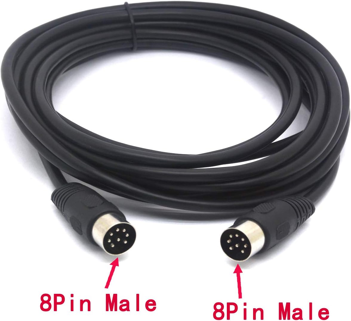 Detalle 2 de PIIHUSW 8ピンDINケーブル オス-オス 3m、PowerLink mk 2向け
