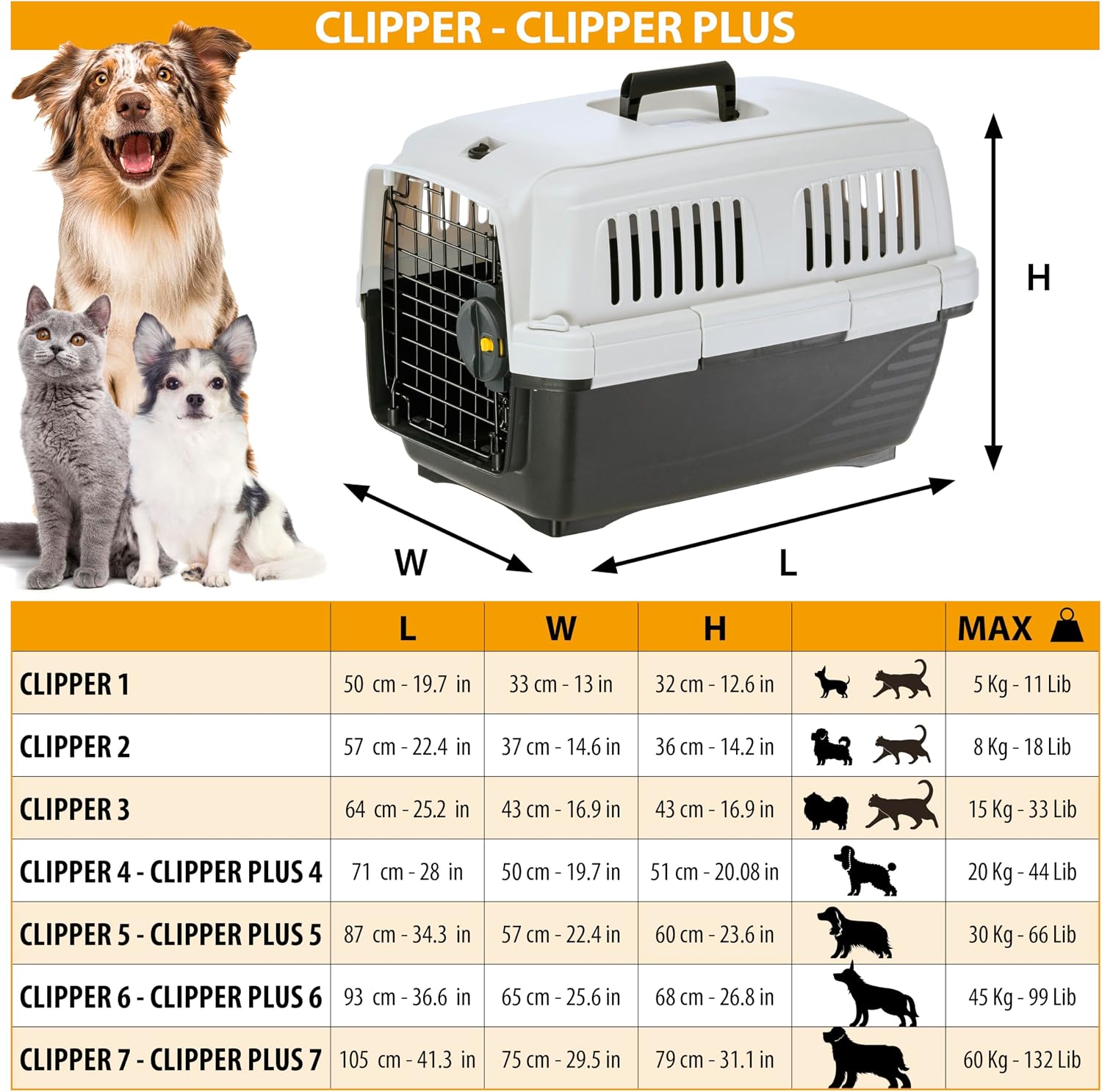 Thumbnail 2 de Ferplast Clippe[r] 6 Dog Carrier 93x65x68 cm