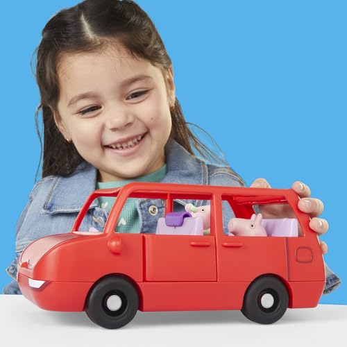 Detalle de Peppa Pig Peppas großes Familienauto Spielset, Rot – detailreiches Familienabenteuer