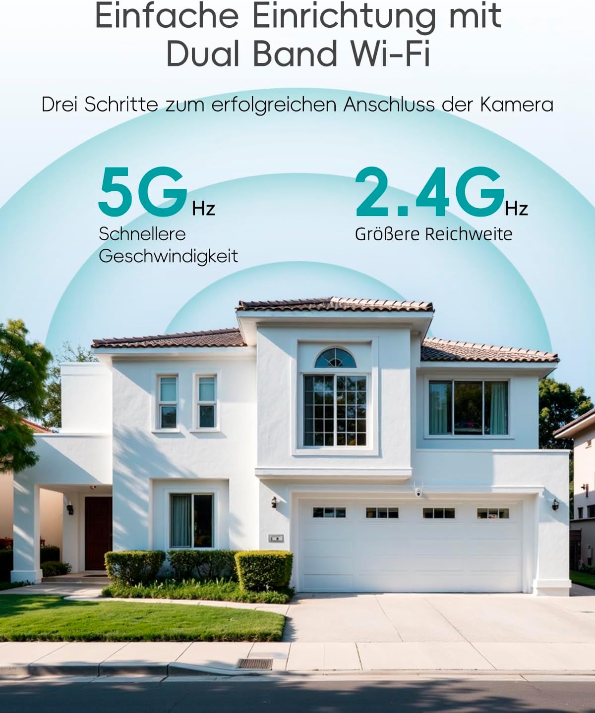 Thumbnail 2 de ZUMIMALL Überwachungskamera Außen 3 MP PTZ