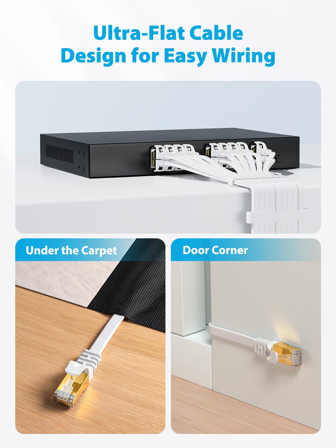 Thumbnail 5 de VOIETOLT Cat8 LAN Kabel 15 m 🔌