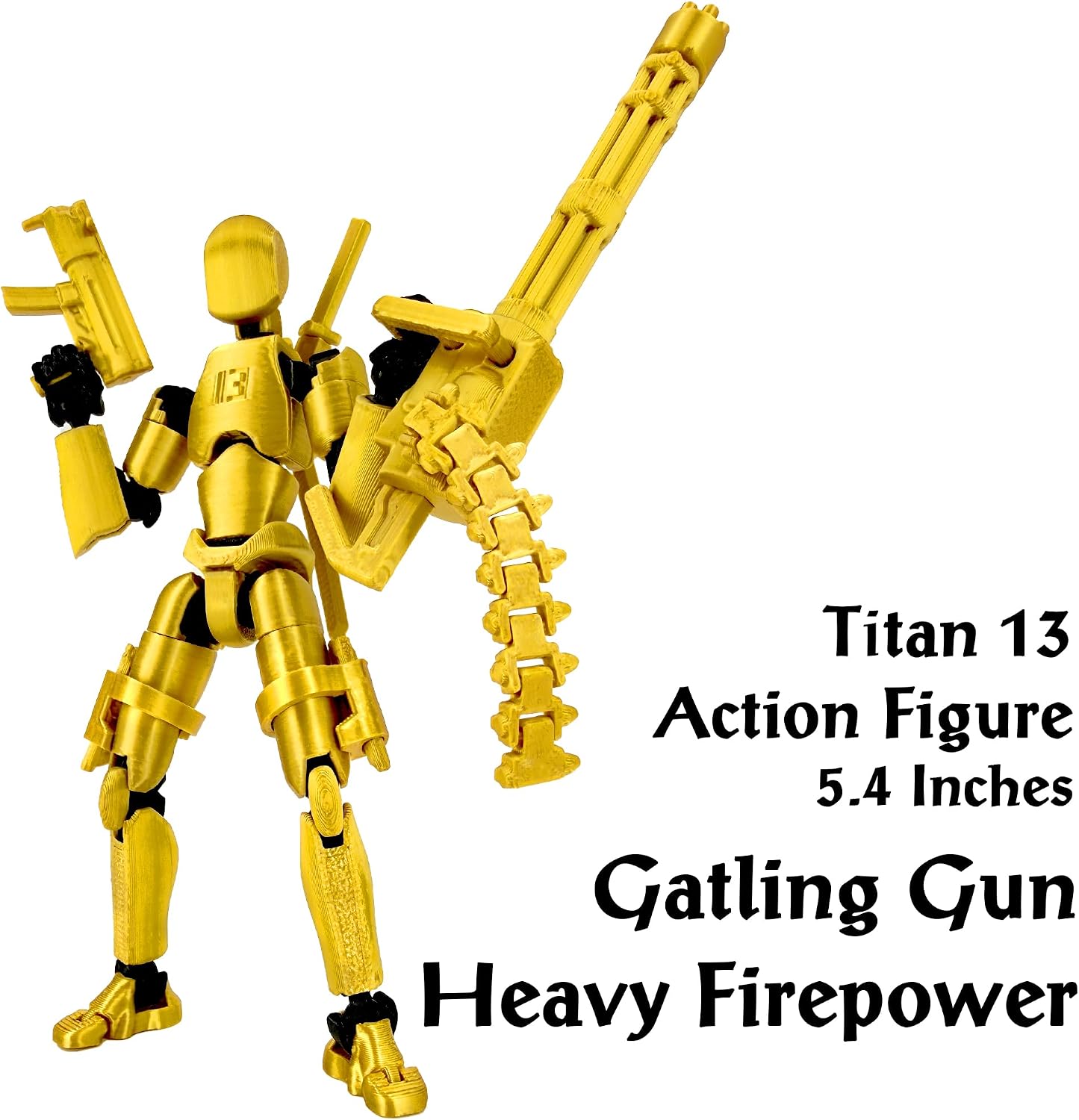 Thumbnail 4 de Qoopower タイタン13 アクションフィギュアセット 5体組・3Dプリント・可動関節・組み立て済み