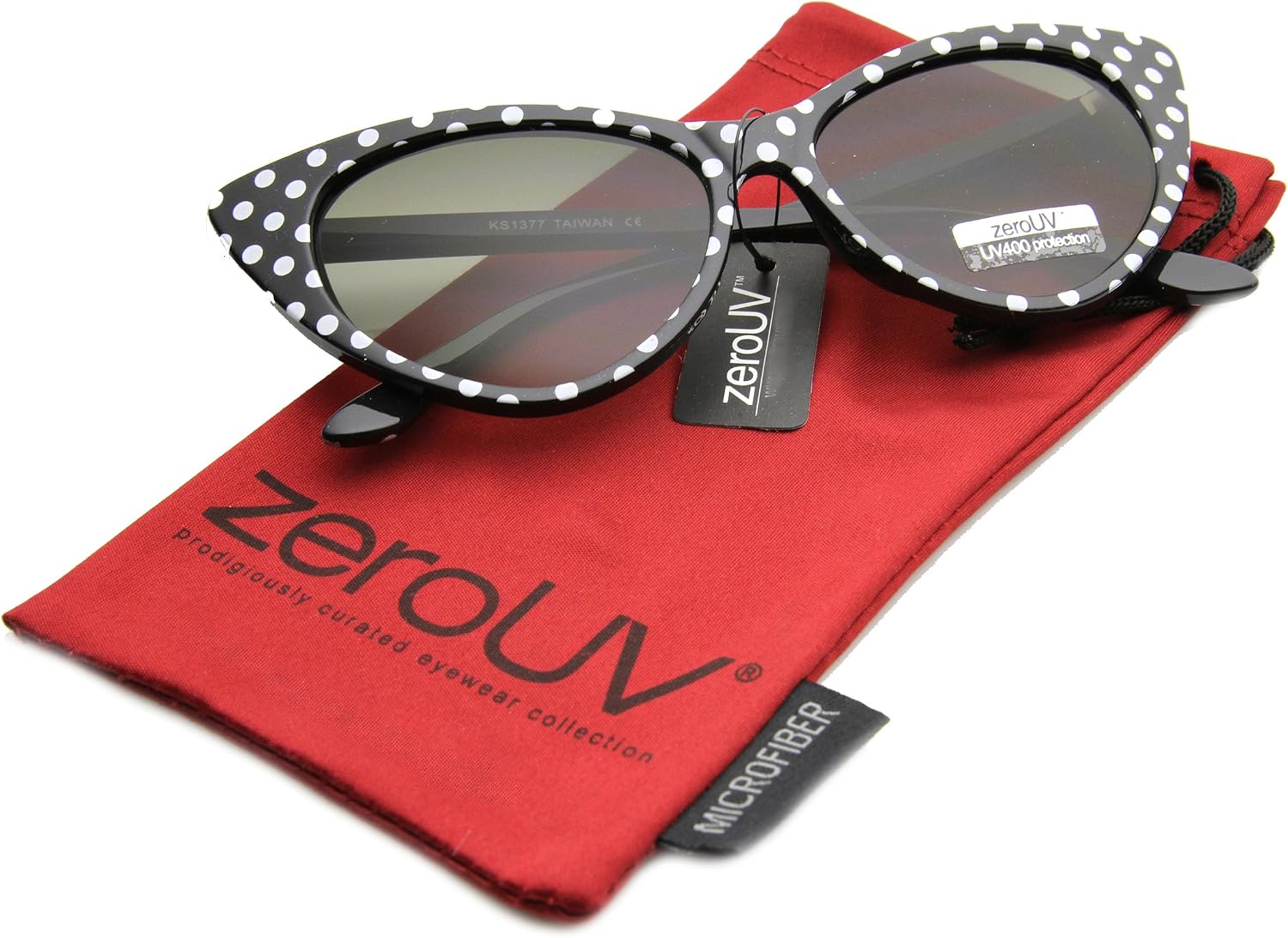 Detalle 2 de zeroUV Cat-Eye Sunglasses, 54mm