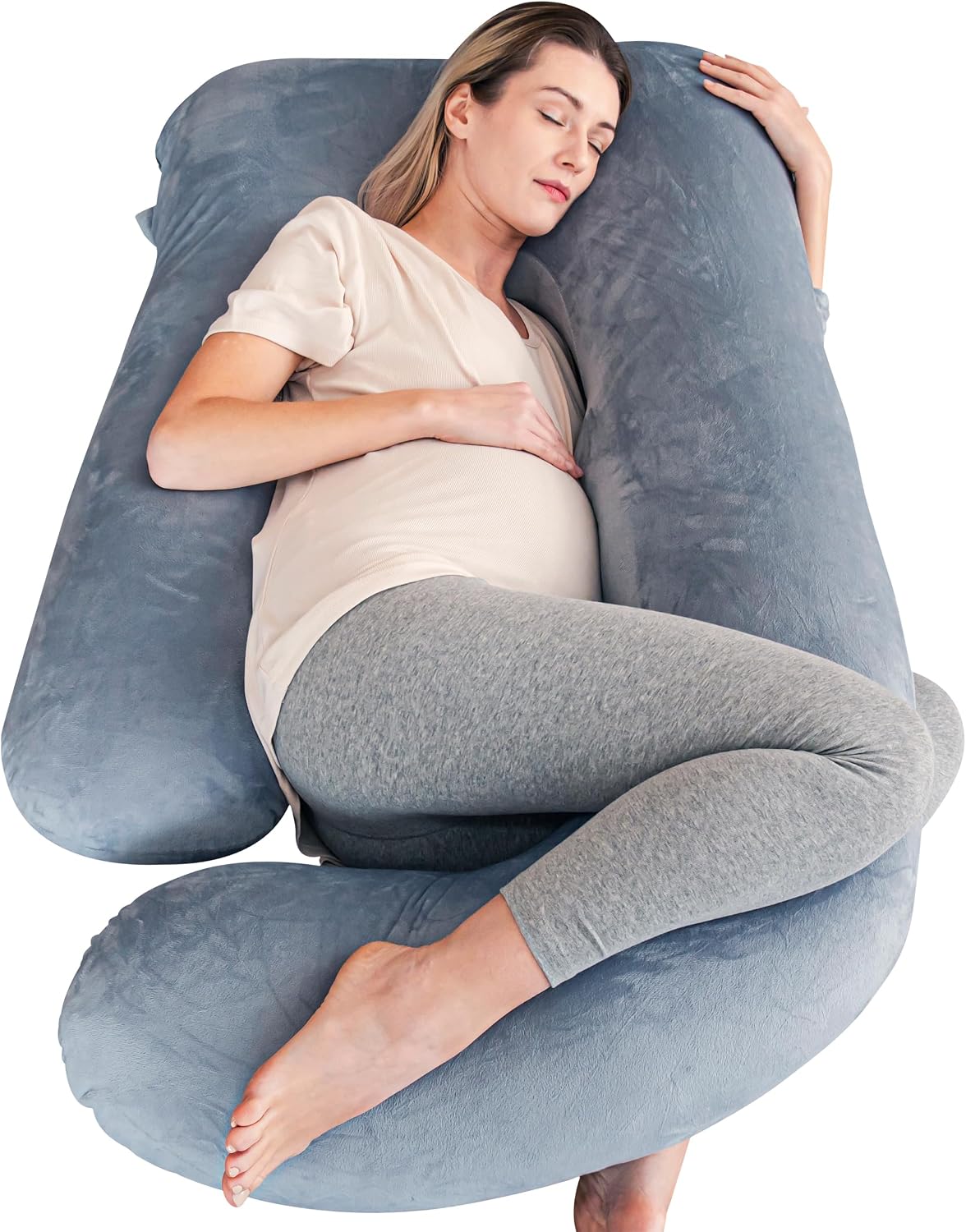 Detalle de Cute Castle U-Shaped Maternity Pillow, 57-Inch