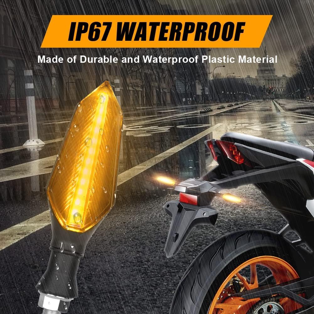 Thumbnail 5 de URAQT Motorcycle LED Turn Signal with 4 LEDs – Waterproof, 12V, DRL & Brake Light