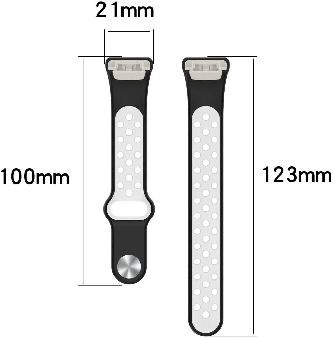 Detalle de Panda Bobo Silicone Strap for Huawei Band 6/6 Pro and Honor Band 6/7