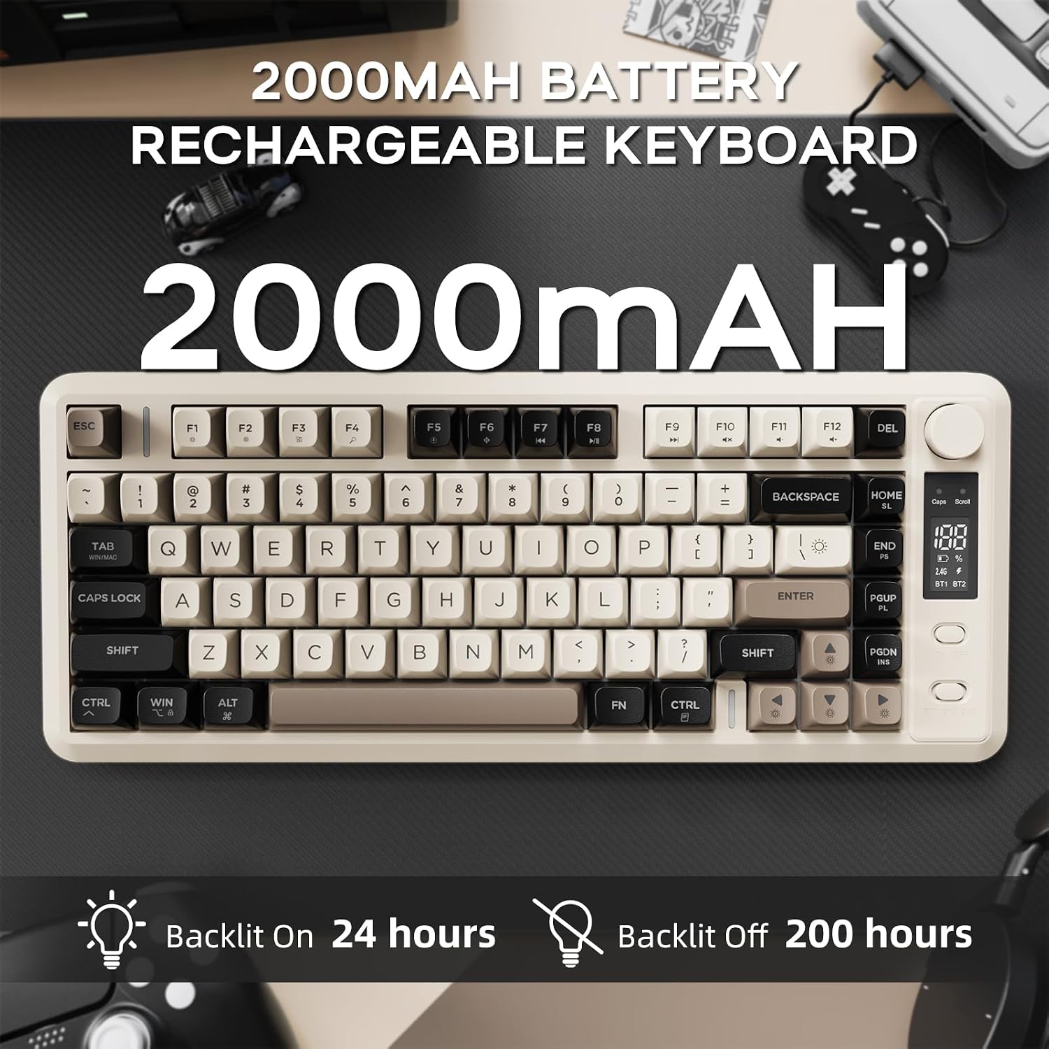 Thumbnail 4 de ZIYOU LANG M75 Kabellose Gaming-Tastatur 2000 mAh