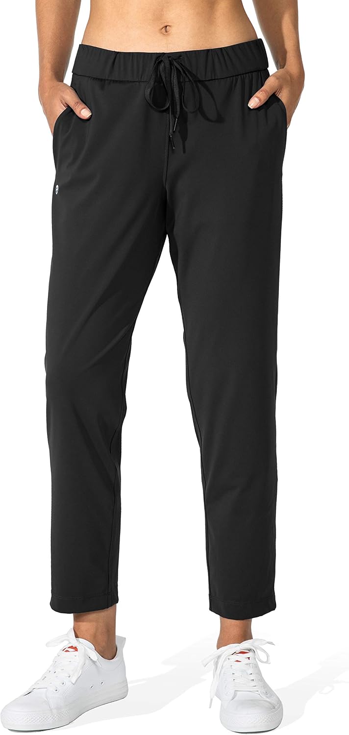 Detalle de G Gradual Women's 7/8 Stretch Ankle Sweatpants with Deep Pockets