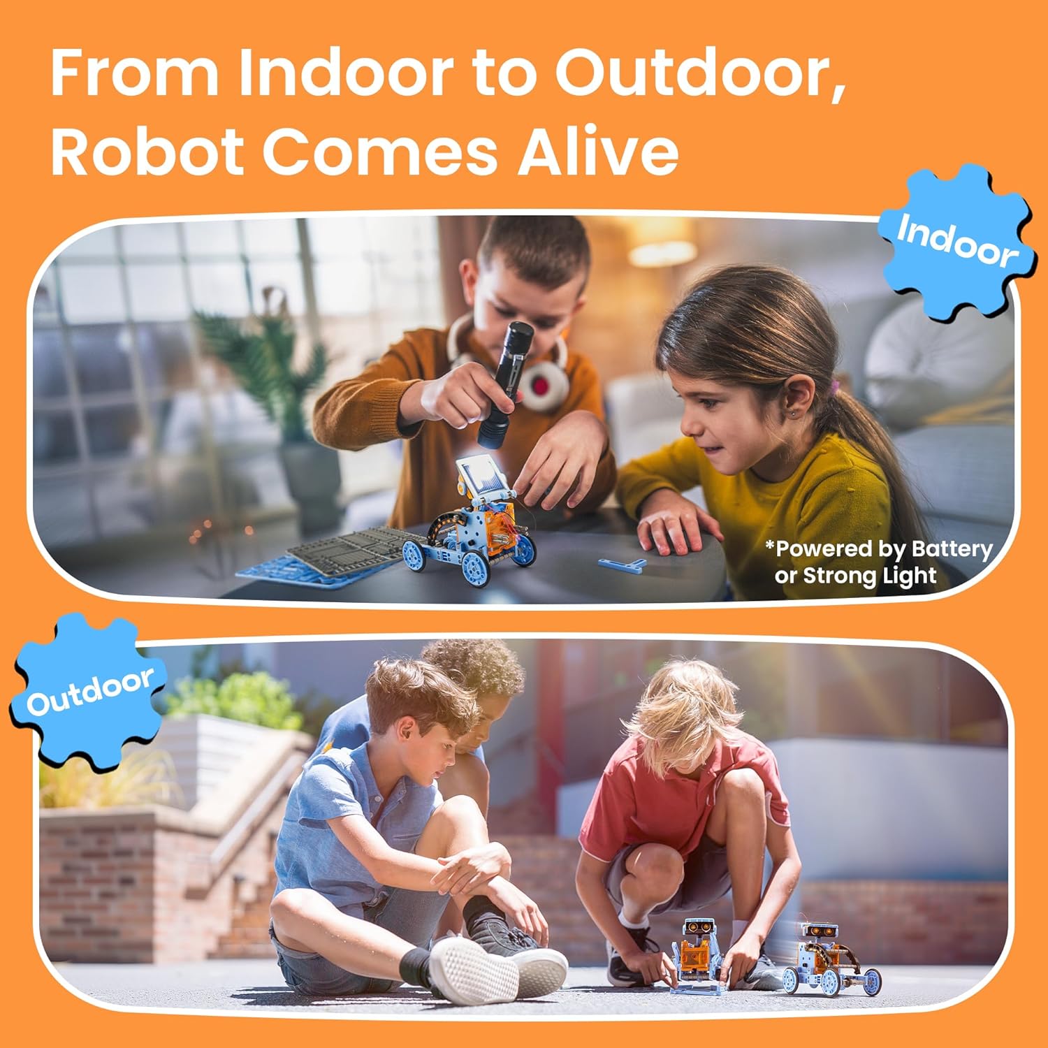 Detalle 2 de Sillbird 12-in-1 Solar Building Robot Kit — STEM DIY for 8–13 Year Olds