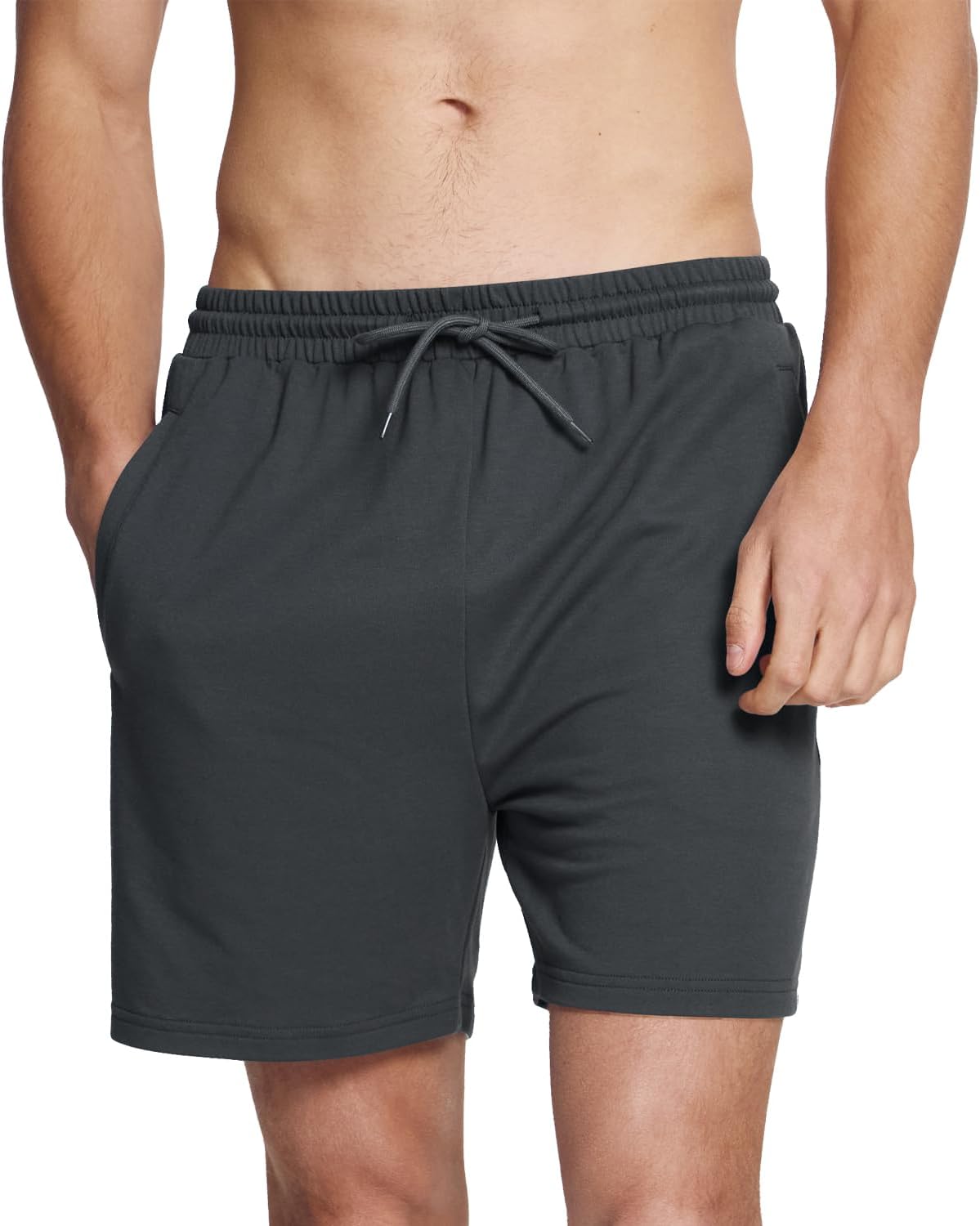 Detalle de BAMBOO COOL Men's Athletic Shorts French Terry