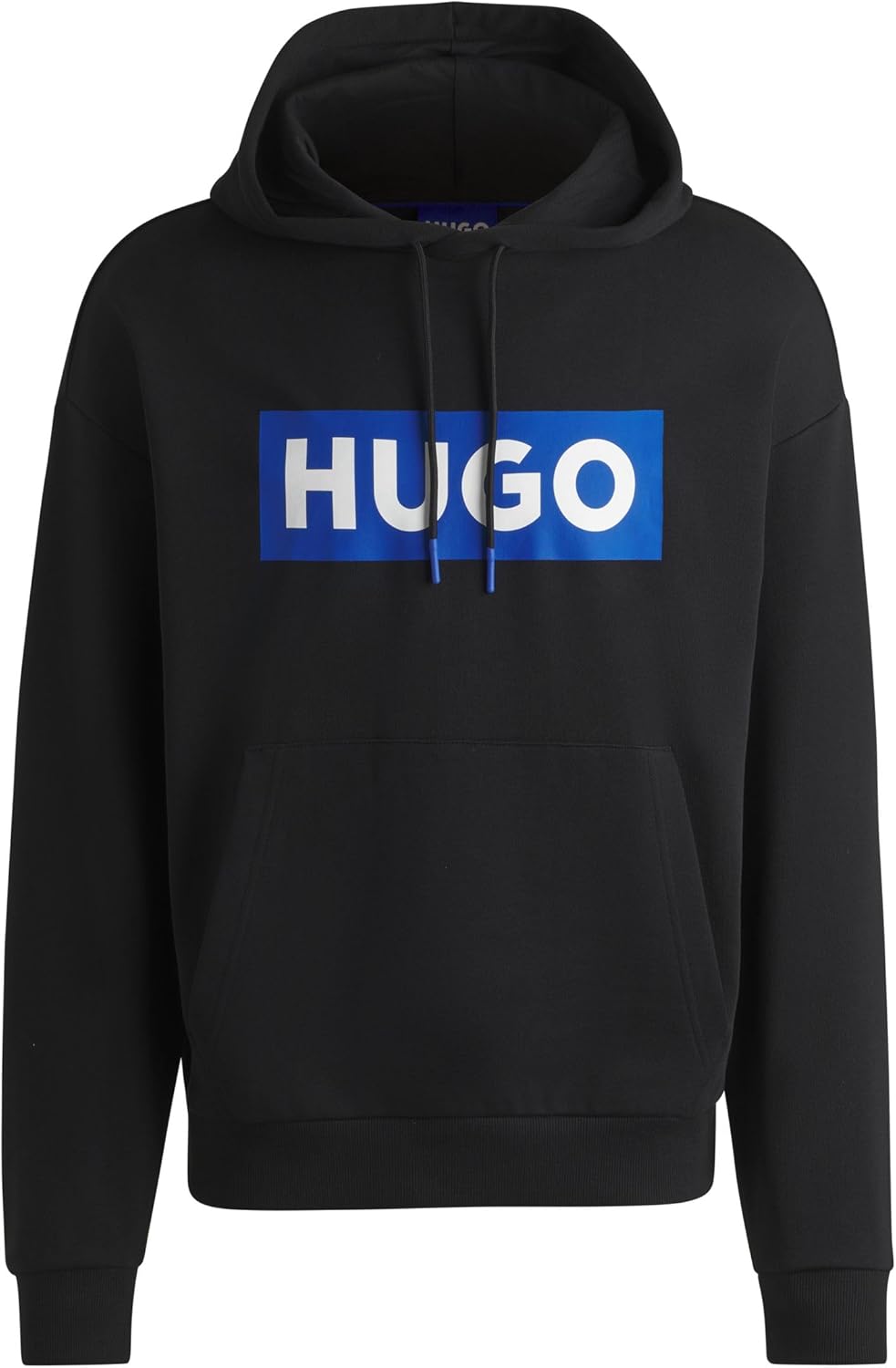 Thumbnail 6 de HUGO Mens Nalves Logo-print hoodie in cotton terry