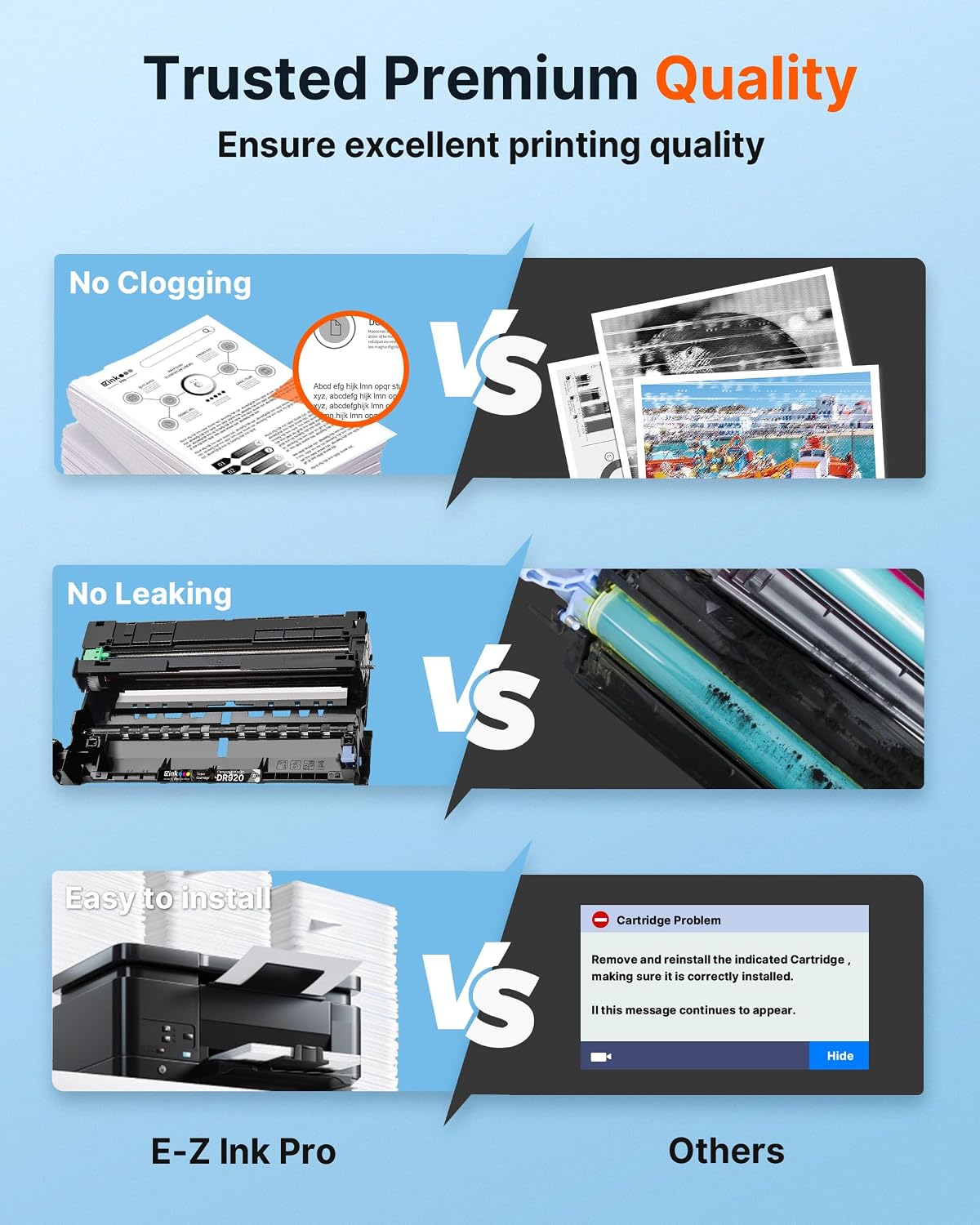 Detalle 1 de E-Z Ink Pro DR920 Drum Unit 2-Pack, Compatible with Brother Printers