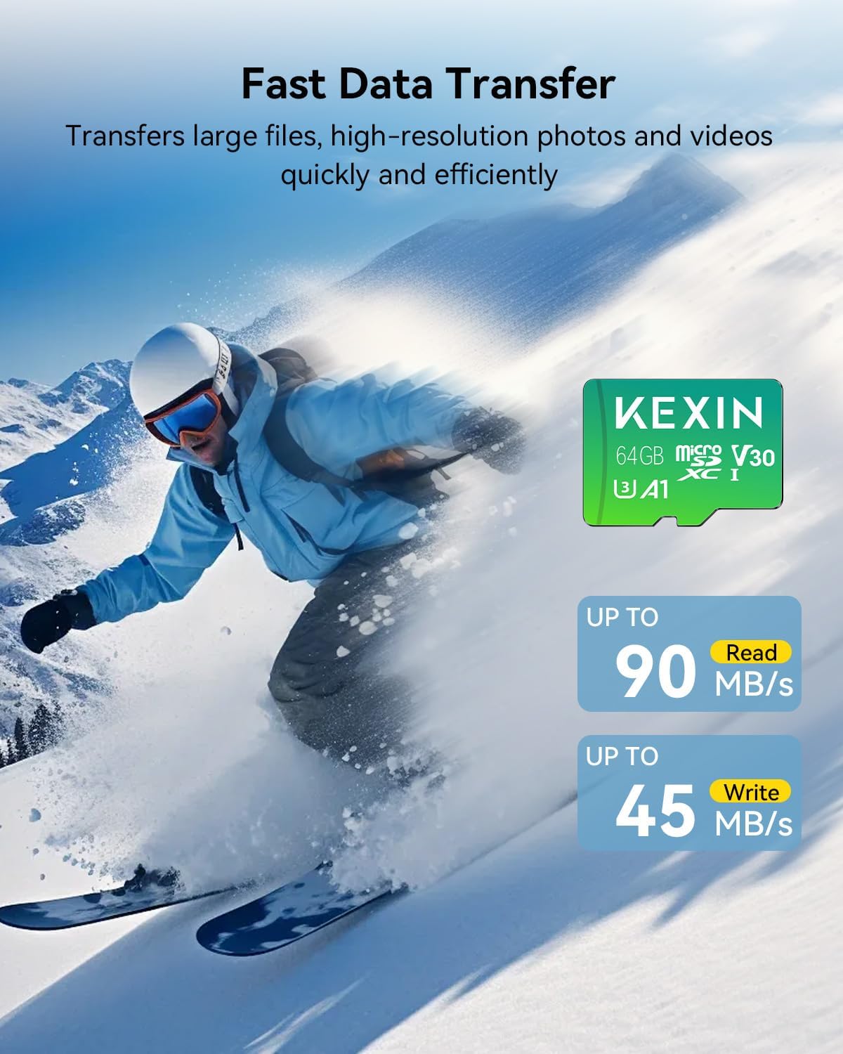 Thumbnail 2 de KEXIN Micro SD 64 GB scheda memoria