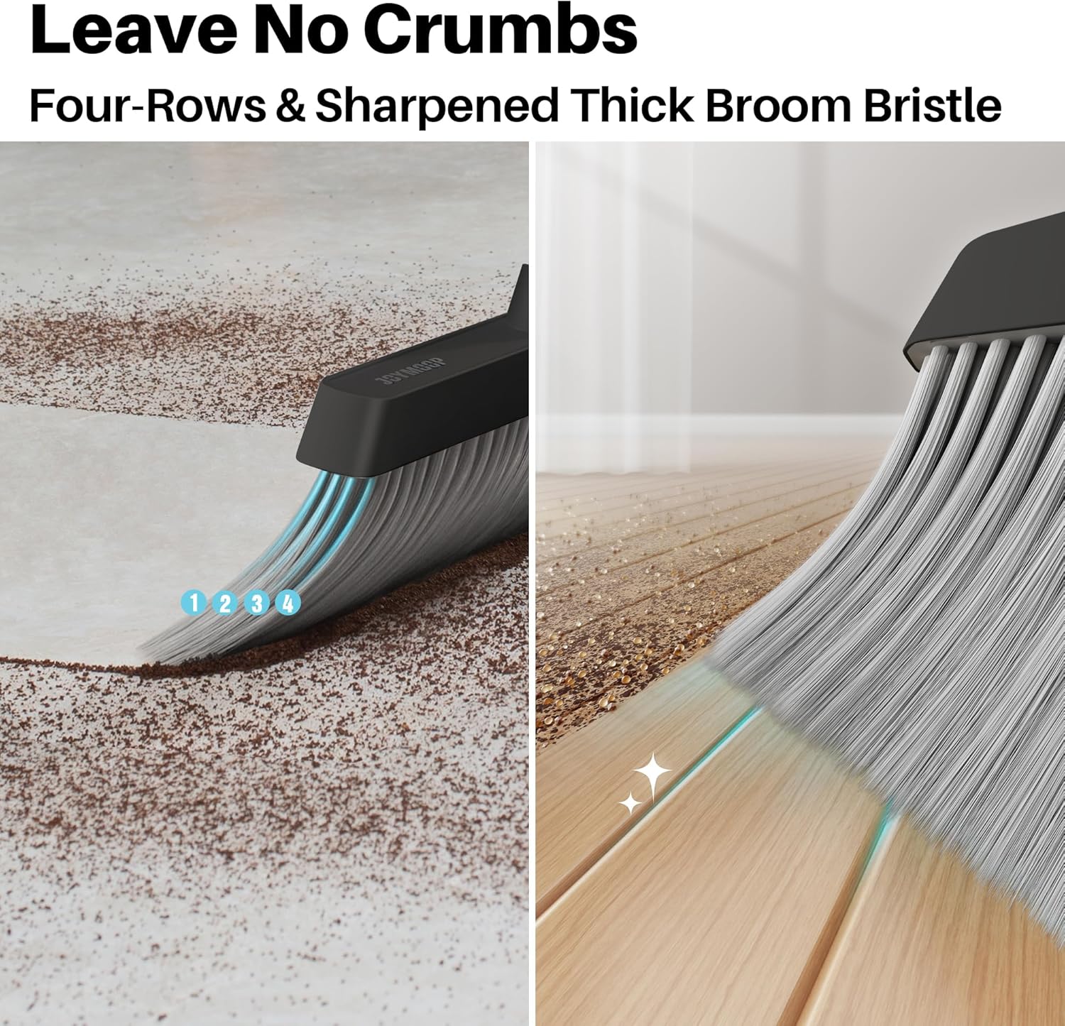 Thumbnail 4 de Joymoop Black Broom & Dustpan Set 60