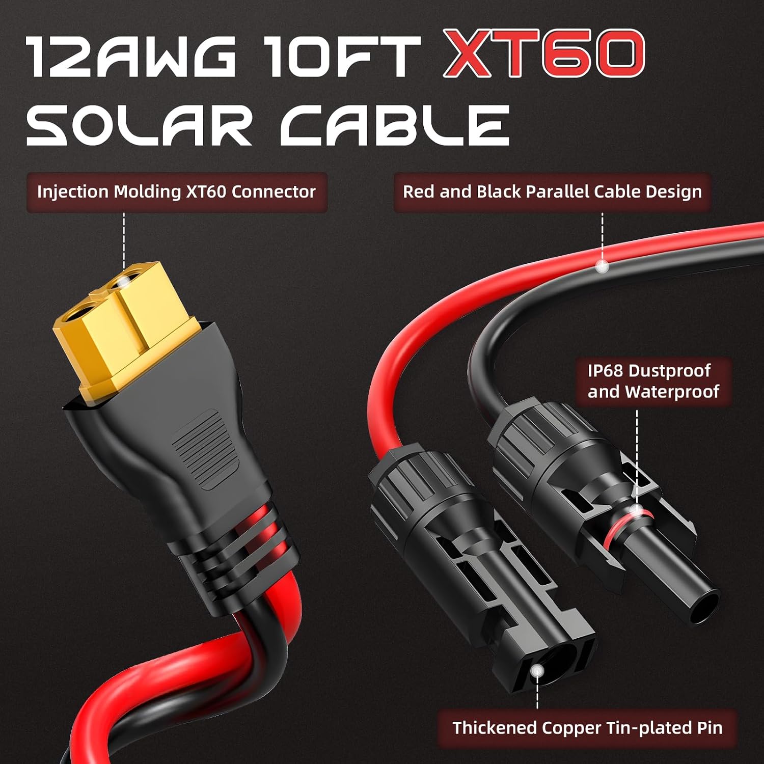 Detalle de Gibbab Solar Cable 10 ft