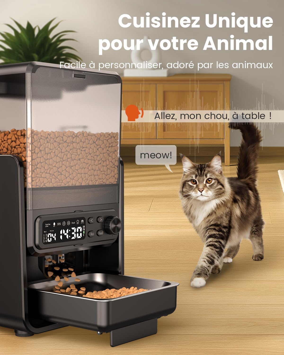 Thumbnail 4 de Cityflee Distributeur automatique pour 2 chats 5L