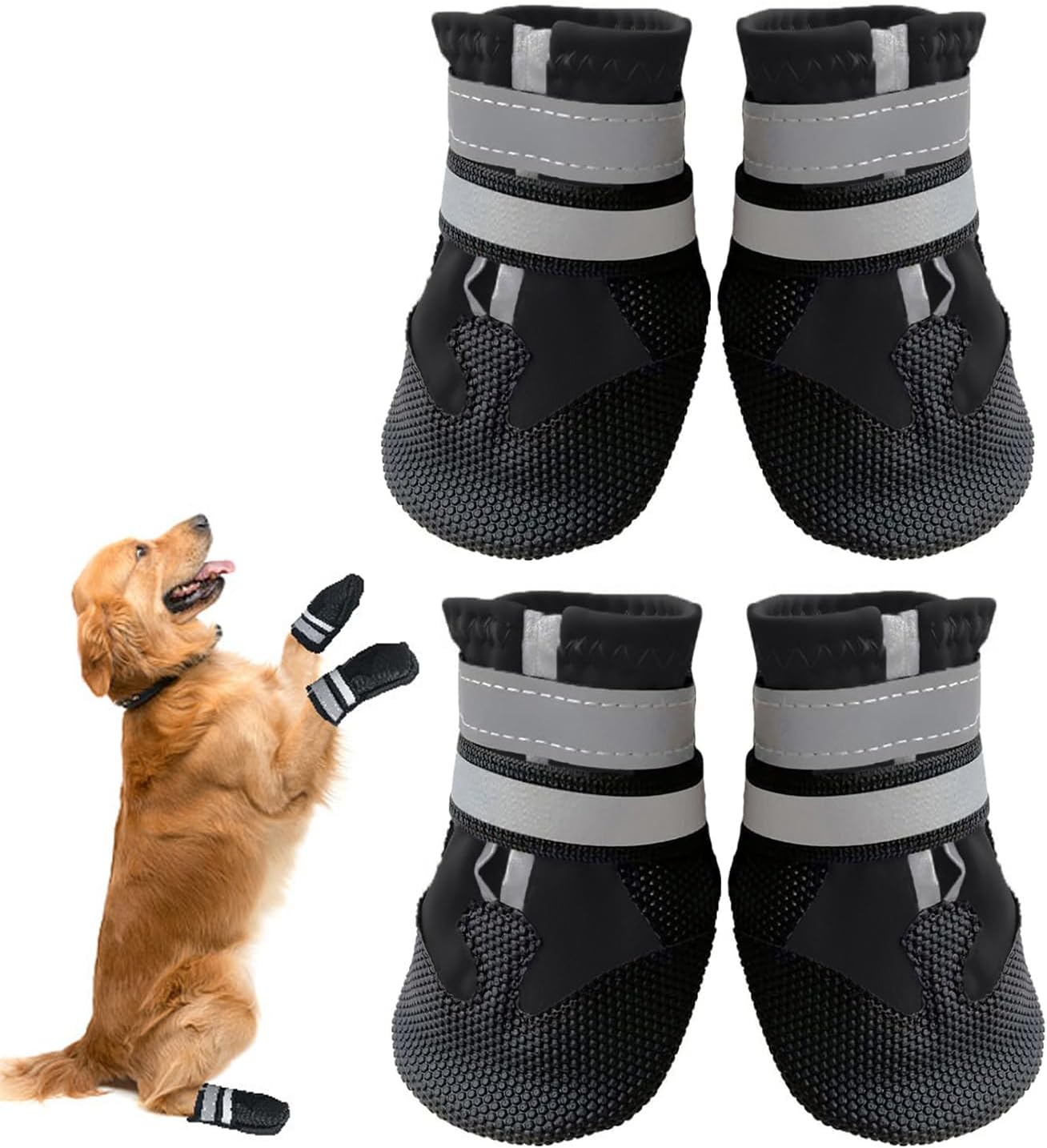 Detalle de Dricar Dog Shoes Set of 4 Boots
