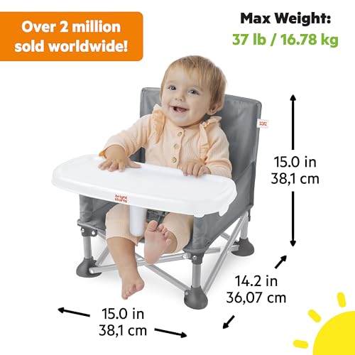 Detalle de Bright Starts Pop ’N Sit 3-in-1 Portable Booster Seat