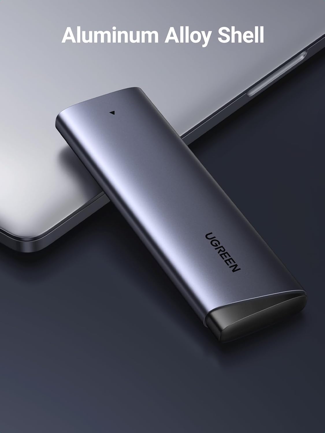 Thumbnail 6 de UGREEN M.2 NVMe Enclosure (USB 3.2 Gen 2, tool-free) for M-Key/B+M Key SSDs