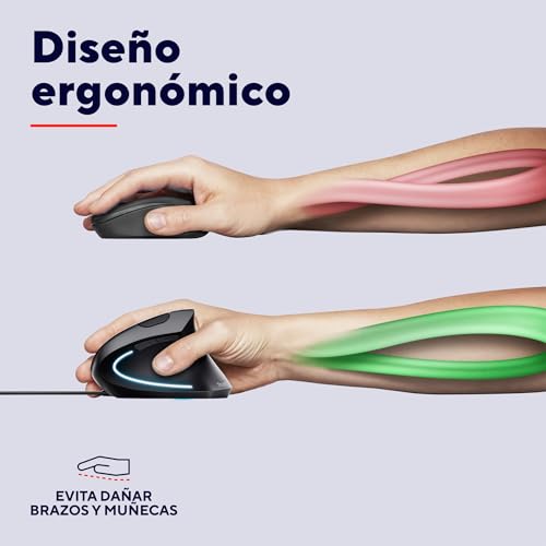 Thumbnail 2 de Trust Verto Ratón vertical ergonómico 1000/1600 dpi 📱