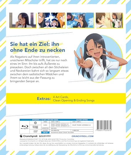 Detalle 1 de Don't Toy with me, Miss Nagatoro – Staffel 1 Gesamtausgabe auf Blu-ray (Crunchyroll)