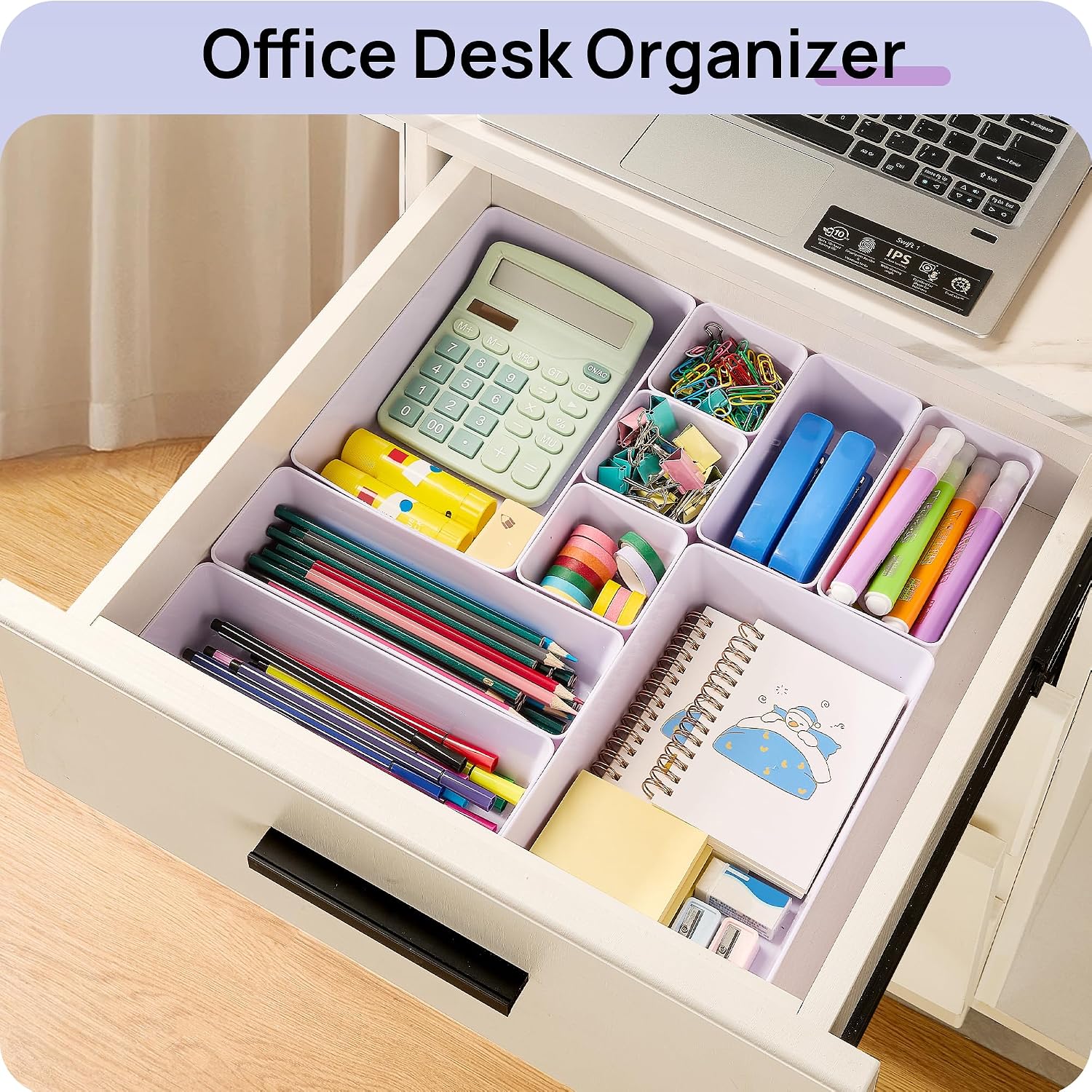 Thumbnail 5 de Vtopmart Plastic Drawer Organizers, 4 Sizes