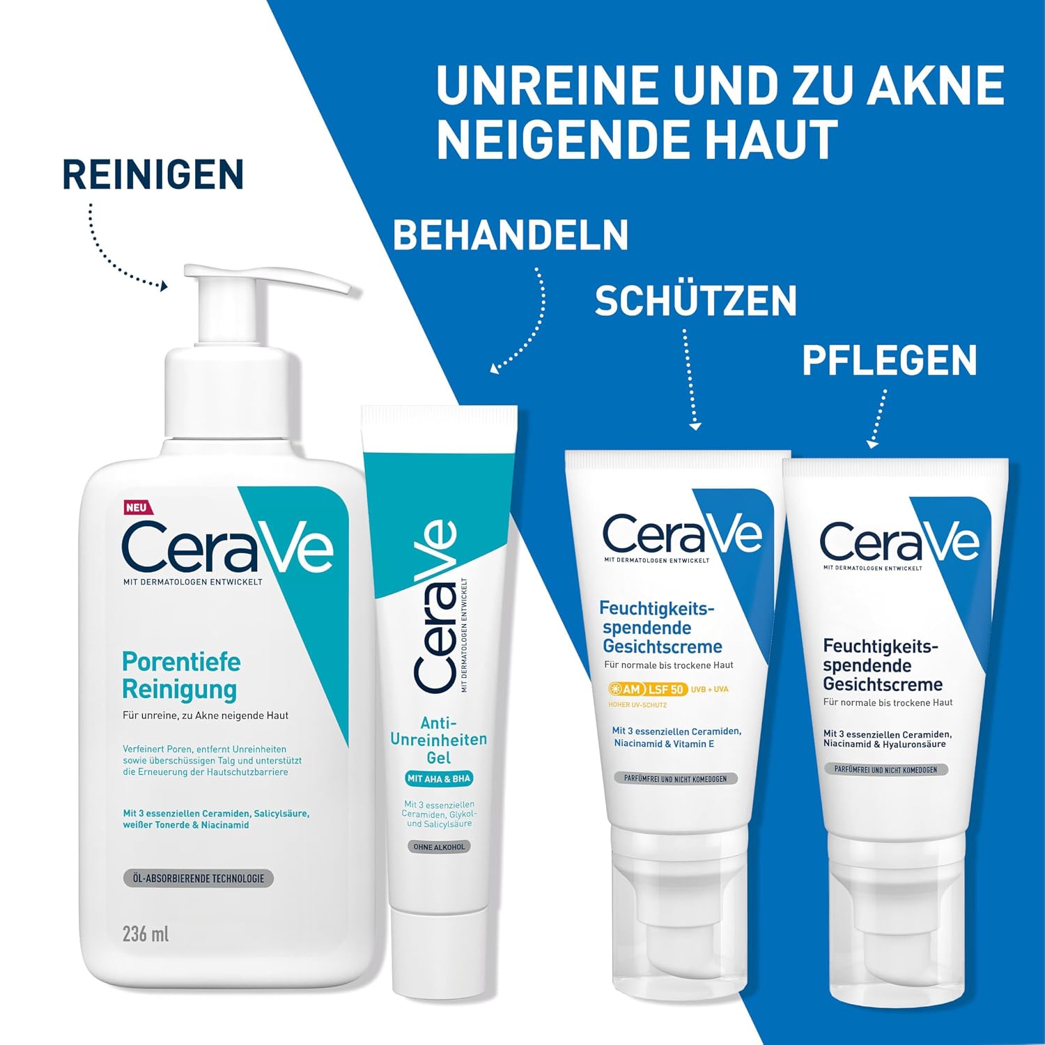 Thumbnail 6 de CeraVe Anti-Unreinheiten Gel – Peelingeffekt gegen unreine Haut (40 ml)
