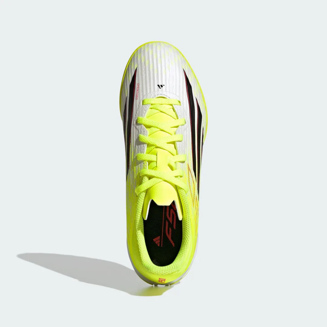 Detalle de Zapatilla de fútbol F50 LEAGUE moqueta de Adidas — Amarillo