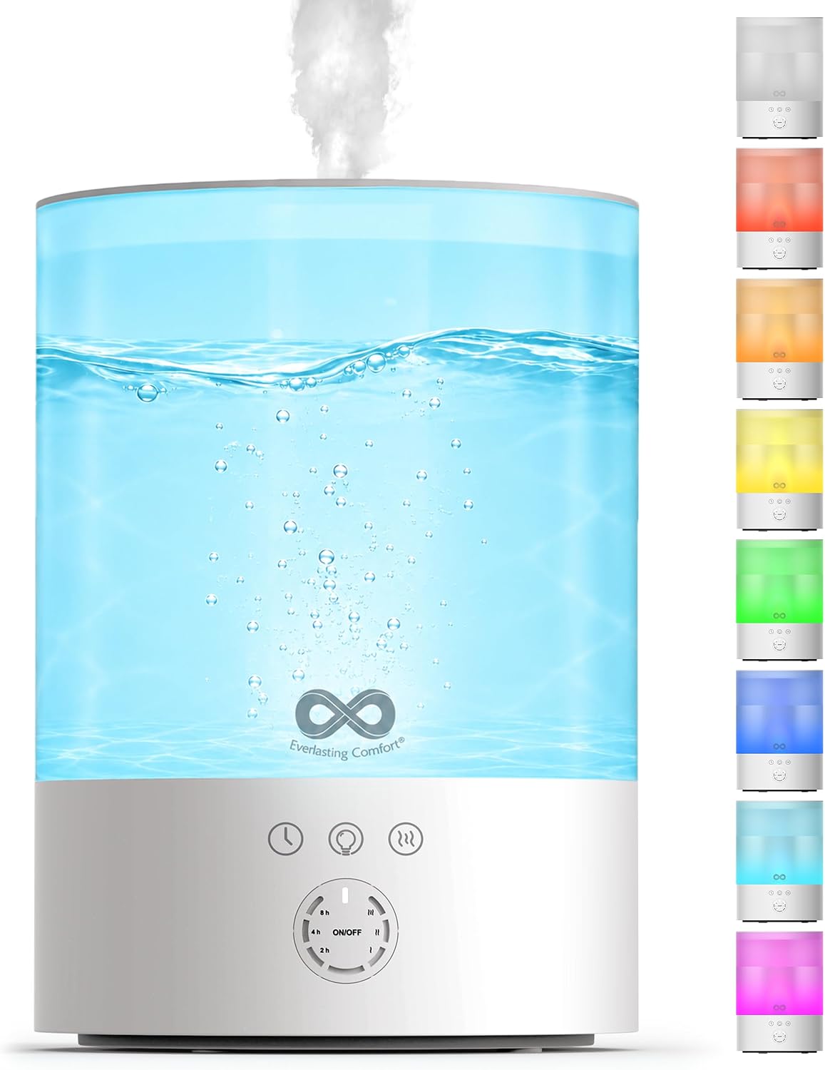 Detalle de Everlasting Comfort 2.5L Top Fill Humidifier for Bedroom 💧