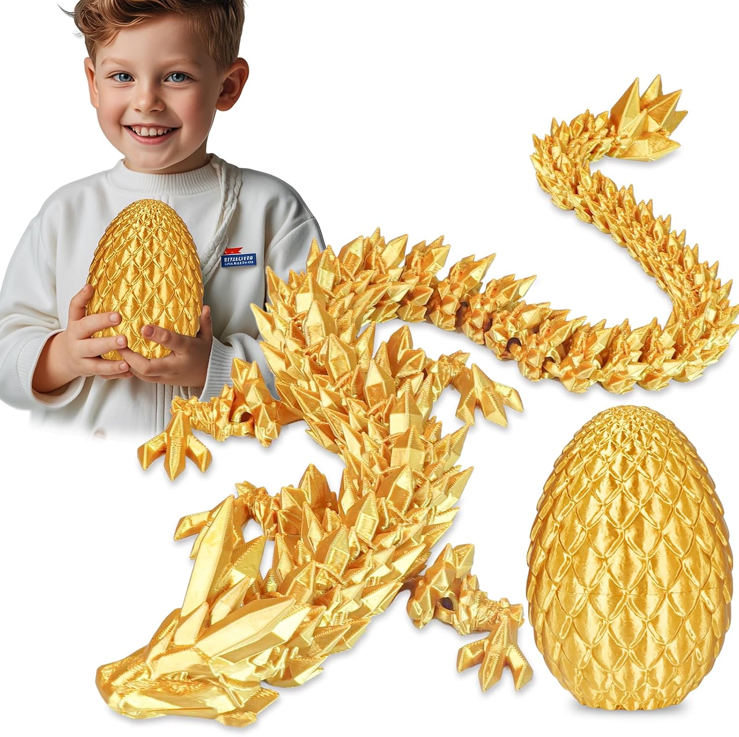 Detalle de Dragon egg fidget toy 3D printed