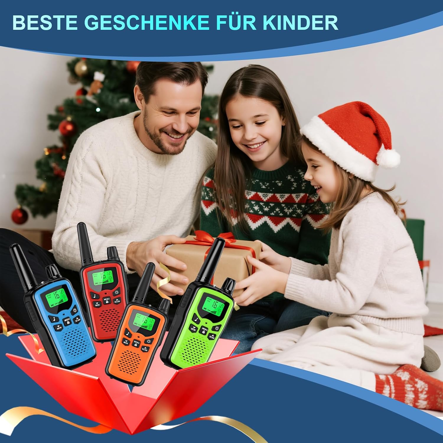 Thumbnail 6 de Walkie Talkie Kinder 4er Set